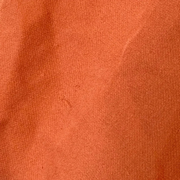 A.L.C. Burnt Orange and Black Stripe Silk Blouse - Picture 10 of 13